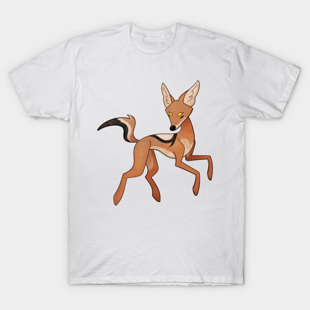 Cozy Jackal T-Shirt by Phoenix Baldwin